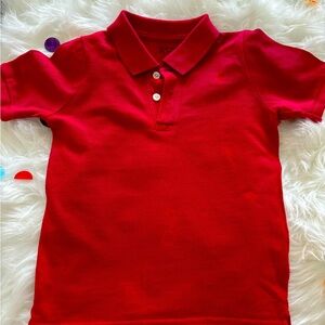 Children’s Place boys size 5 Polo short sleeve knit Red.